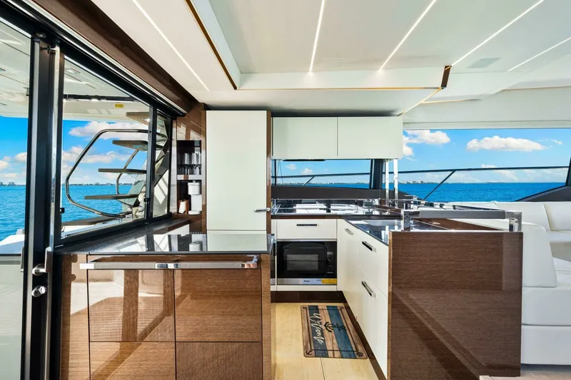 Slide: The Image of 2019 Prestige 630 Flybridge - Galley - 6193356
