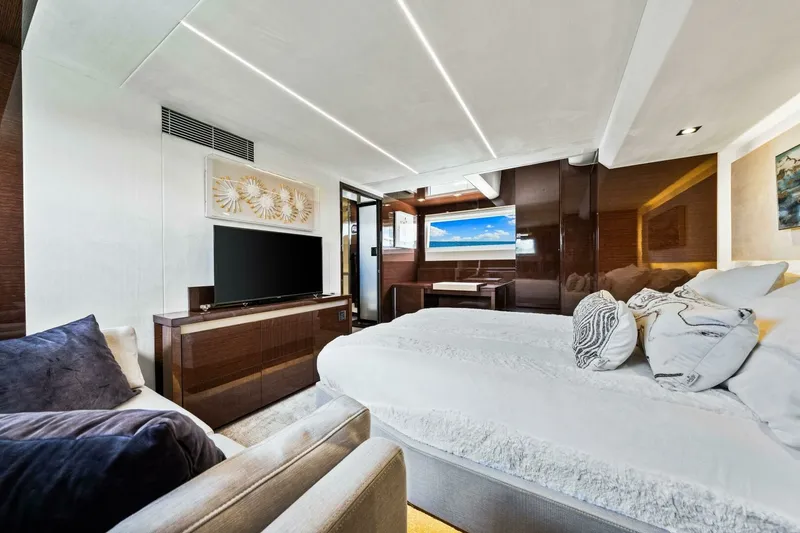Slide: The Image of 2019 Prestige 630 Flybridge - Stateroom  - 6193402