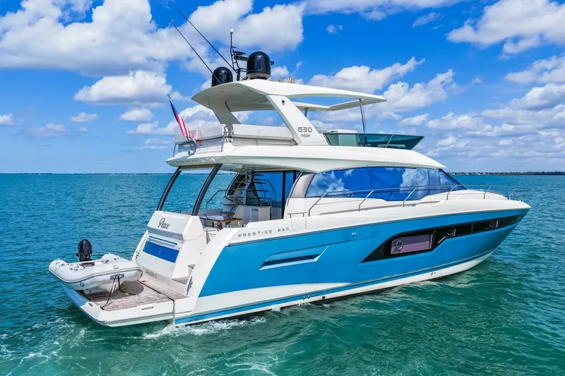 Slide: The Image of 2019 Prestige 630 Flybridge -Profile - 6193422