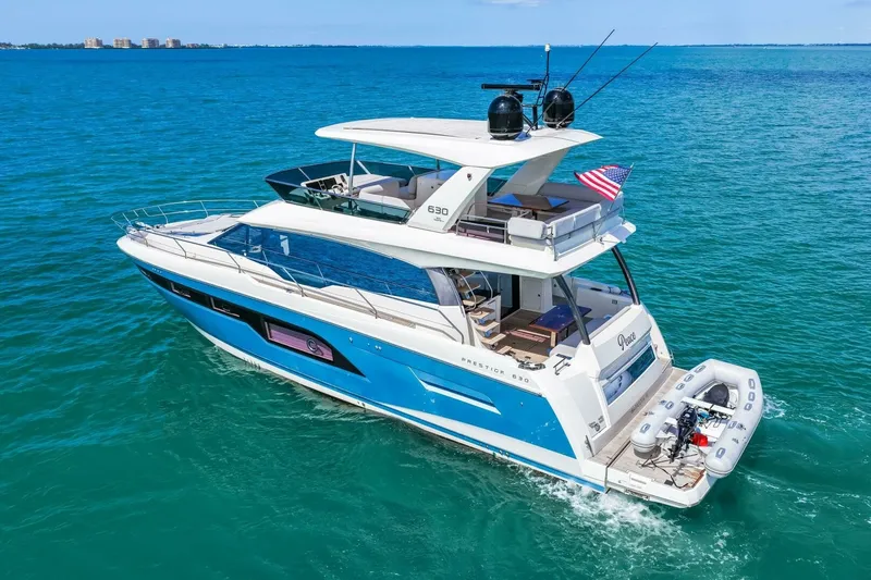 Slide: The Image of 2019 Prestige 630 Flybridge -Profile - 6193432