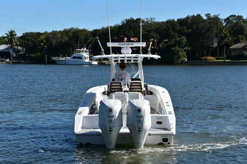 Slide: The Image of 2025 32 - FULL CIRCLE - Aft Profile 2025 Jupiter 32 Center Console FULL CIRCLE - 5906968