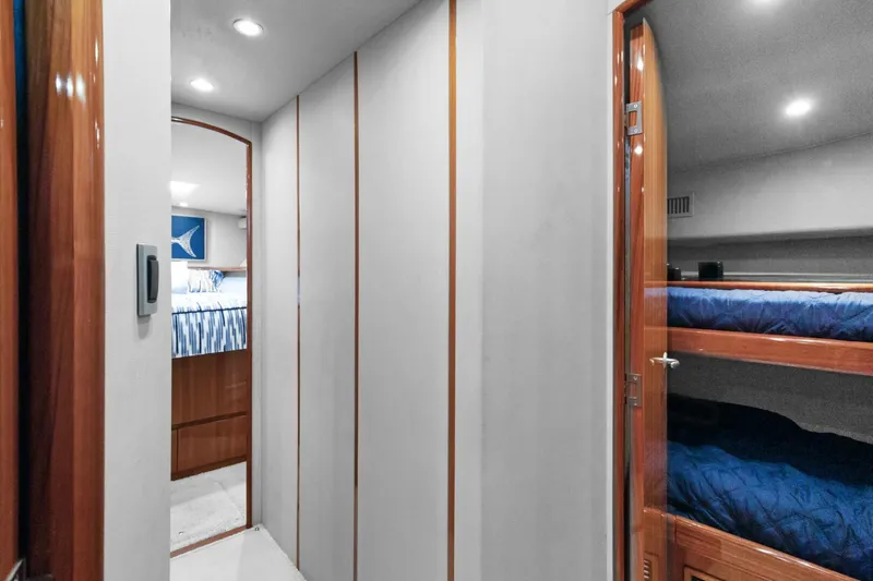 Slide: The Image of Aft Companion Way Facing Forward To Starboard Bunk Room And Master Stateroom Fwd - 5924761
