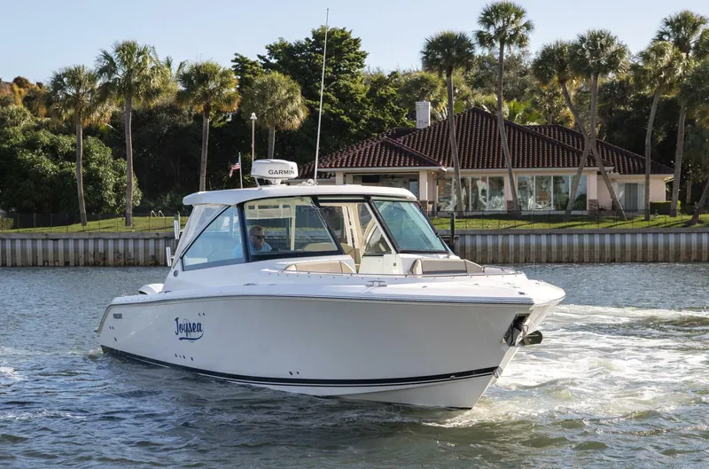 Slide: The Image of Pursuit 24 JOYSEA - Starboard Bow Profile 2019 Pursuit  325 Dual Console JOYSEA - 5908228