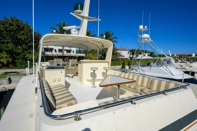 Slide: The Image of Hatteras 63 - Phantom - Flybridge 1987 63 Hatteras Motor Yacht - Phantom - 7651550