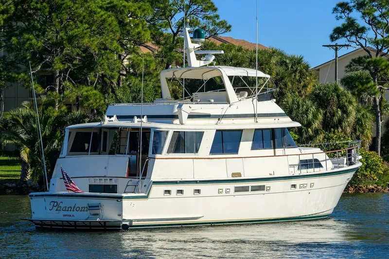 Slide: The Image of Hatteras 63 - Phantom - Profile 1987 63 Hatteras Motor Yacht - Phantom - 7651561