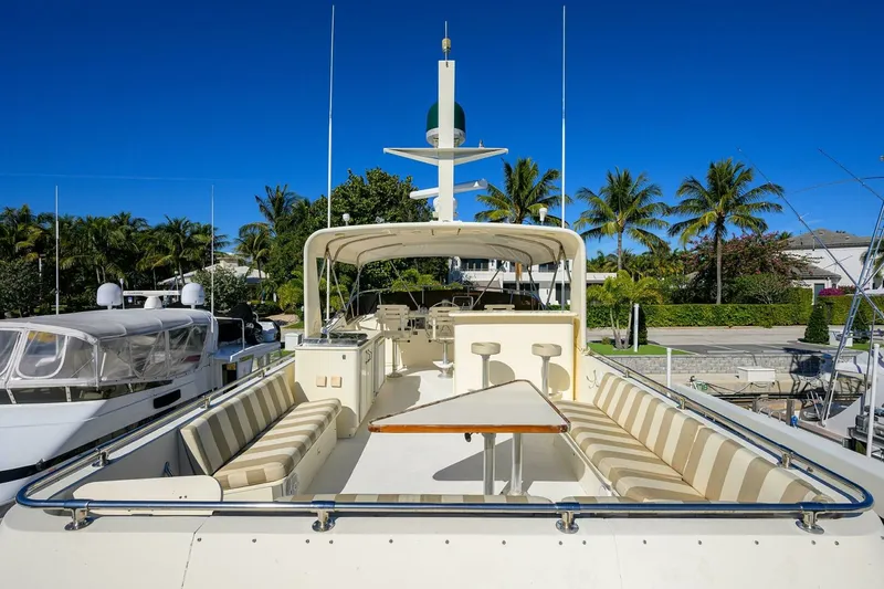 Slide: The Image of Hatteras 63 - Phantom - Flybridge 1987 63 Hatteras Motor Yacht - Phantom - 7651551