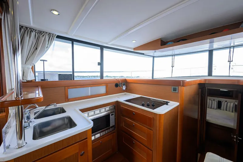 Slide: The Image of Beneteau 44 Beneteau 44 Stellar Seascape - Salon, Seating - Galley, Sink and Cooktop 2014 Beneteau 44 Swift Trawler - 5908961