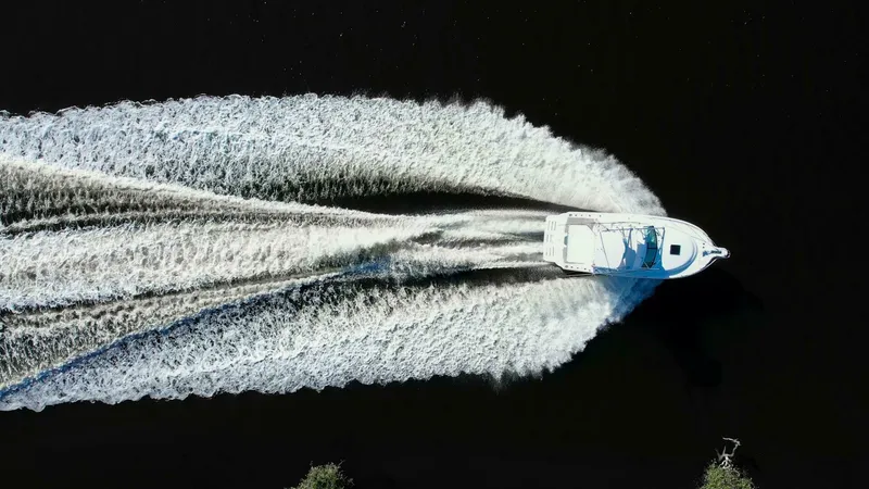 Slide: The Image of Tiara 31 Serenity- Aerial Running Profile 2011 Tiara  31 Open Serenity - 7654696