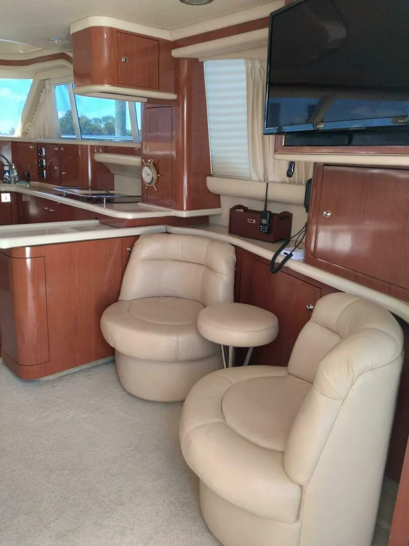 Slide: The Image of Sea Ray 48 LIFE IS GOOD TODAY - Salon/Galley 2002 Sea Ray 48 LIFE IS GOOD TODAY - 5918068