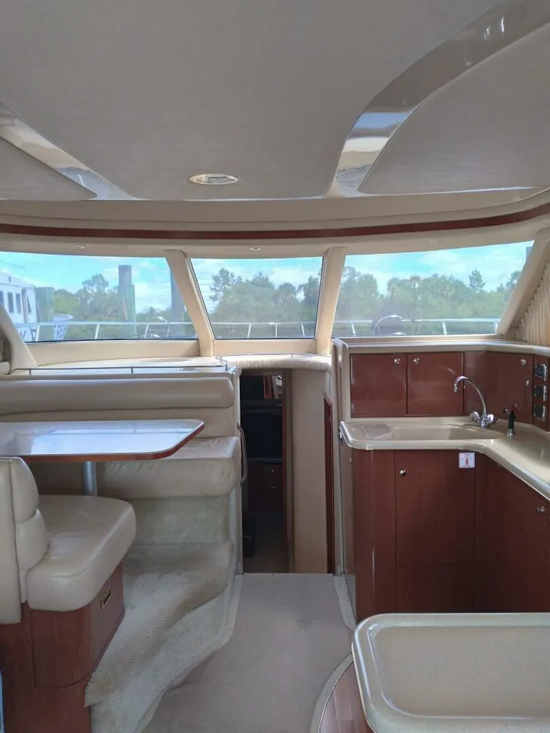 Slide: The Image of Sea Ray 48 LIFE IS GOOD TODAY - Galley Dinette 2002 Sea Ray 48 LIFE IS GOOD TODAY - 5918070
