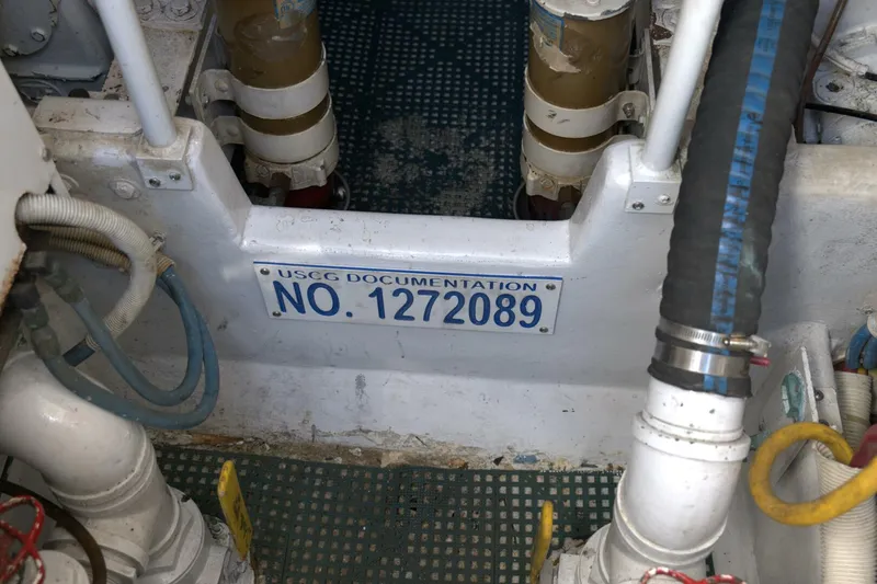 Slide: The Image of 2002 Viking 43 Open- Blueprint - 5916938