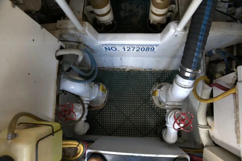 Slide: The Image of 2002 Viking 43 Open- Blueprint - 5916939