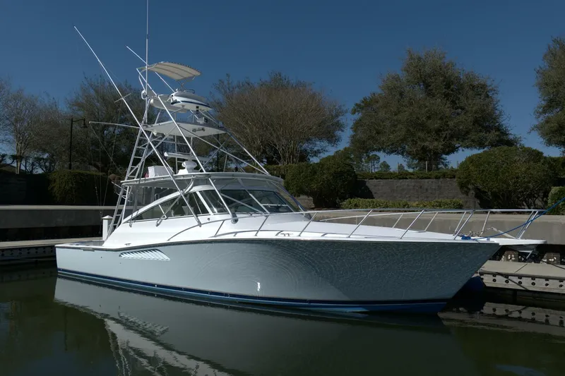 Slide: The Image of 2002 Viking 43 Open- Blueprint - 5916947