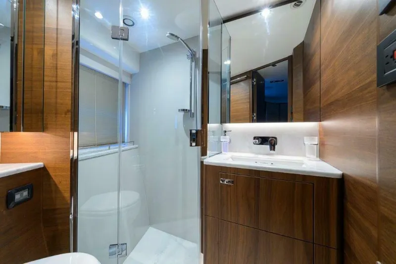 Slide: The Image of Princess Y78 - VIP Stateroom Forward Ensuite Head 2020 Princess Y78 - 5921242