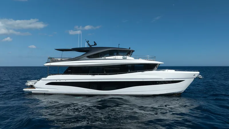 The Image of Princess 80 -Maravi Exterior Profile 2025 Princess X80 Flybridge - Meravi - 5922508
