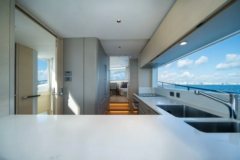 Slide: The Image of Princess 80 -Maravi  Galley 2025 Princess X80 Flybridge - Meravi - 5922581