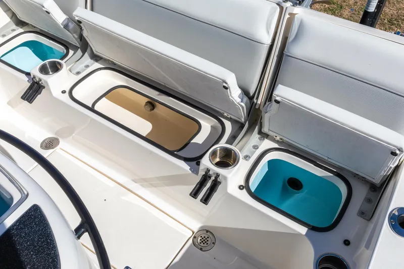 Slide: The Image of Shearwater 260 SS Carolina Aft Seating Hatches - 5923932