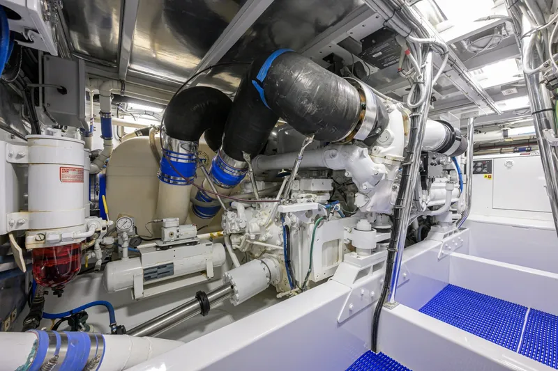 Slide: The Image of Rybovich 60 SIBONEY - Engine Room - 6064595