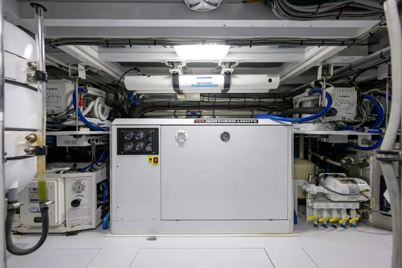 Slide: The Image of Rybovich 60 SIBONEY - Engine Room - 6064596