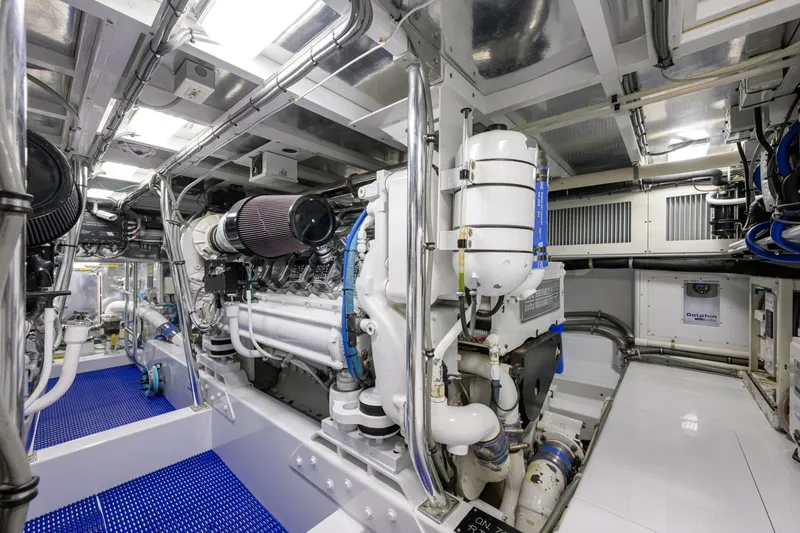 Slide: The Image of Rybovich 60 SIBONEY - Engine Room - 6064597