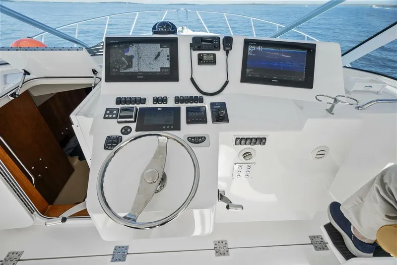 Slide: The Image of Albemarle 41 Salt Lick - Exterior Helm 2018 Albemarle 41 Express Salt Lick - 5928886