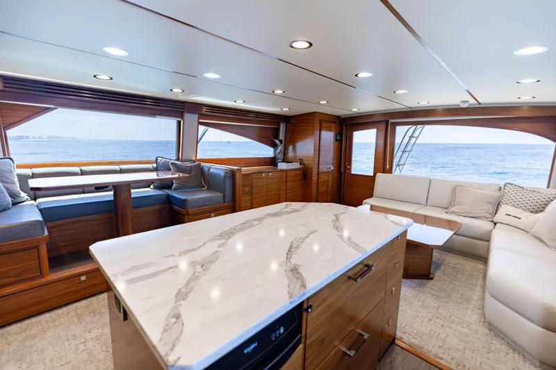 Slide: The Image of 2023 Viking 72 Convertible- TEAM SUPREME- Salon/Galley - 6096791