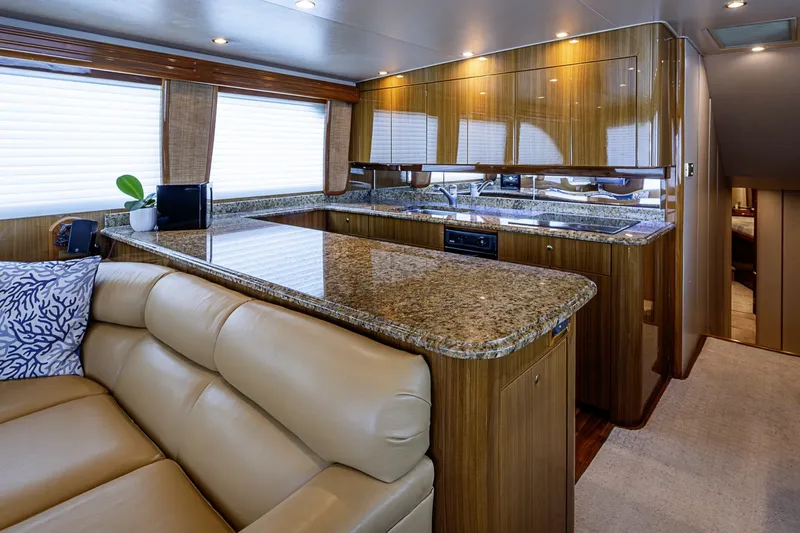 Slide: The Image of Viking 64 BIG BLUE - Salon/Galley 2007 Viking 64 BIG BLUE - 7288532