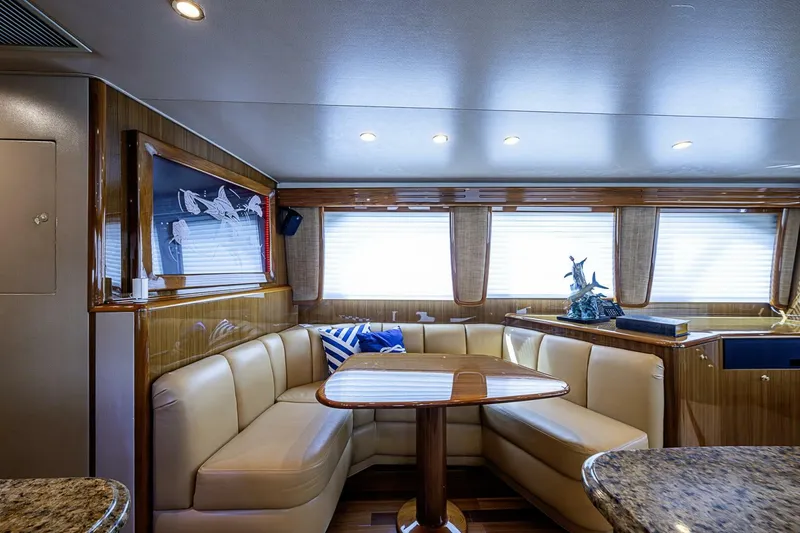Slide: The Image of Viking 64 - Big Blue - Dinette 2007 Viking 64 Convertible - Big Blue - 5929034