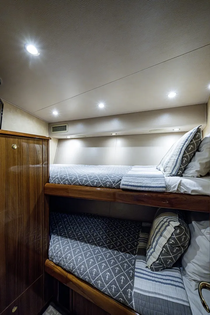 Slide: The Image of Viking 64 BIG BLUE - Guest Bunk Cabin 2007 Viking 64 BIG BLUE - 7288565