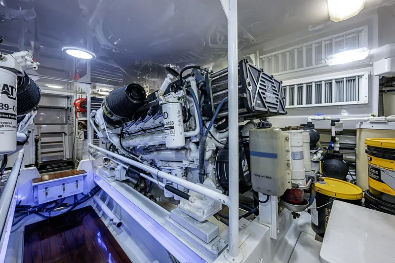 Slide: The Image of Viking 64 BIG BLUE - Engine Room 2007 Viking 64 BIG BLUE - 7288676