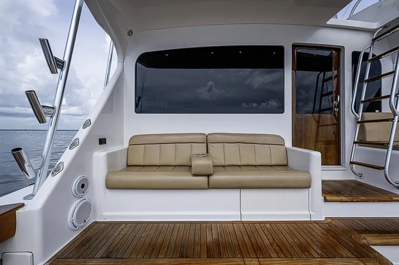 Slide: The Image of Viking 64 BIG BLUE - Cockpit Mezzanine Seating 2007 Viking 64 BIG BLUE - 7288491