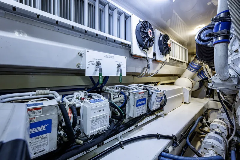 Slide: The Image of Viking 64 BIG BLUE - Engine Room 2007 Viking 64 BIG BLUE - 7288675