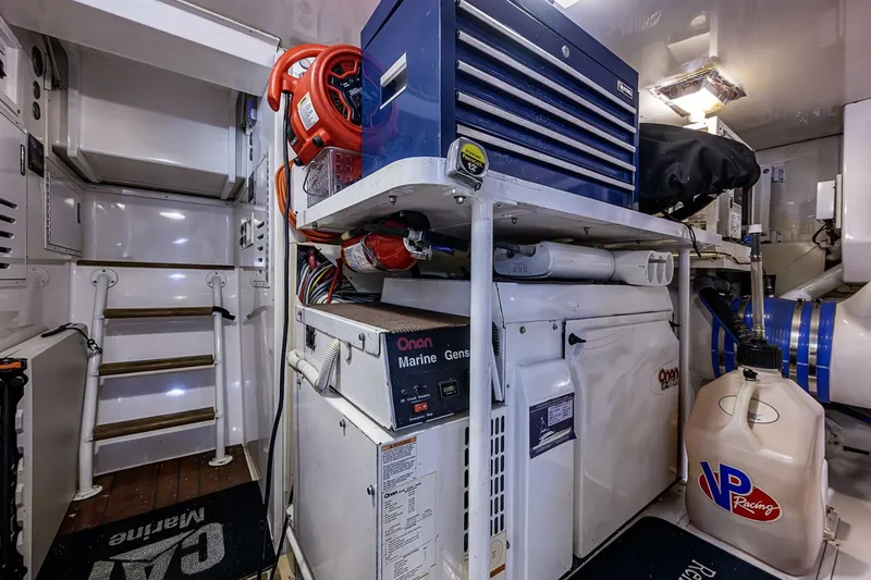 Slide: The Image of Viking 64 - Big Blue - Engine Room 2007 Viking 64 Convertible - Big Blue - 5929084