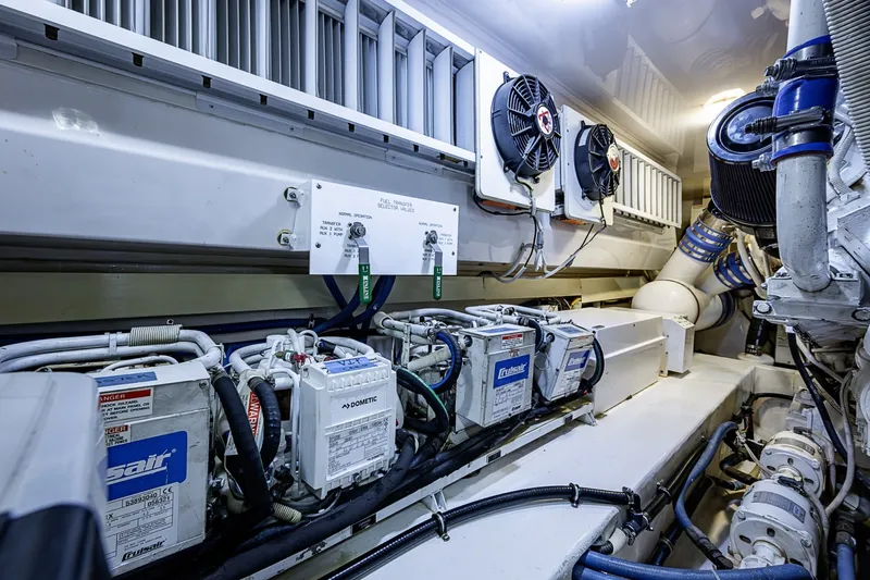 Slide: The Image of Viking 64 BIG BLUE - Engine Room 2007 Viking 64 BIG BLUE - 7675618