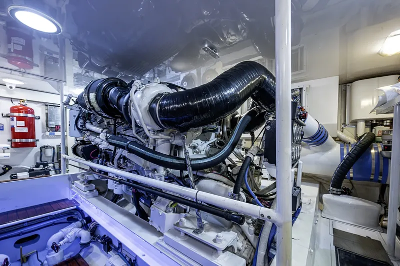 Slide: The Image of Viking 64 BIG BLUE - Engine Room 2007 Viking 64 BIG BLUE - 7288669