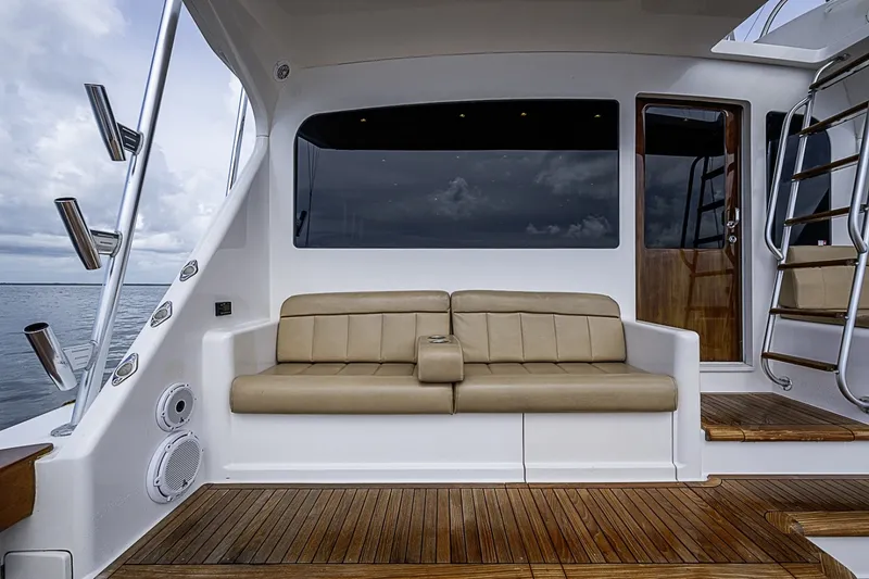 Slide: The Image of Viking 64 BIG BLUE - Cockpit Mezzanine Seating 2007 Viking 64 BIG BLUE - 7675535