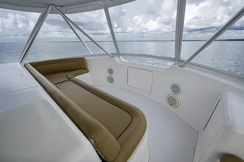 Slide: The Image of Viking 64 BIG BLUE - Flybridge Helm Seating 2007 Viking 64 BIG BLUE - 7288519