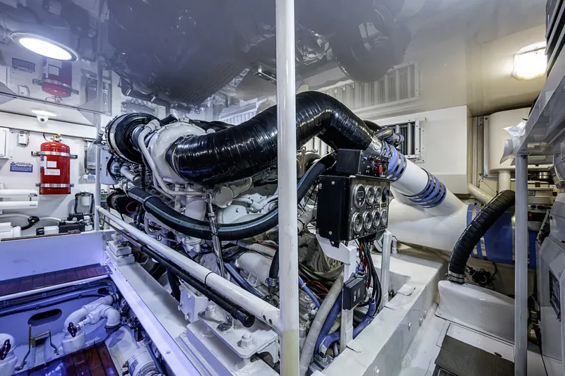 Slide: The Image of Viking 64 BIG BLUE - Engine Room 2007 Viking 64 BIG BLUE - 7288680