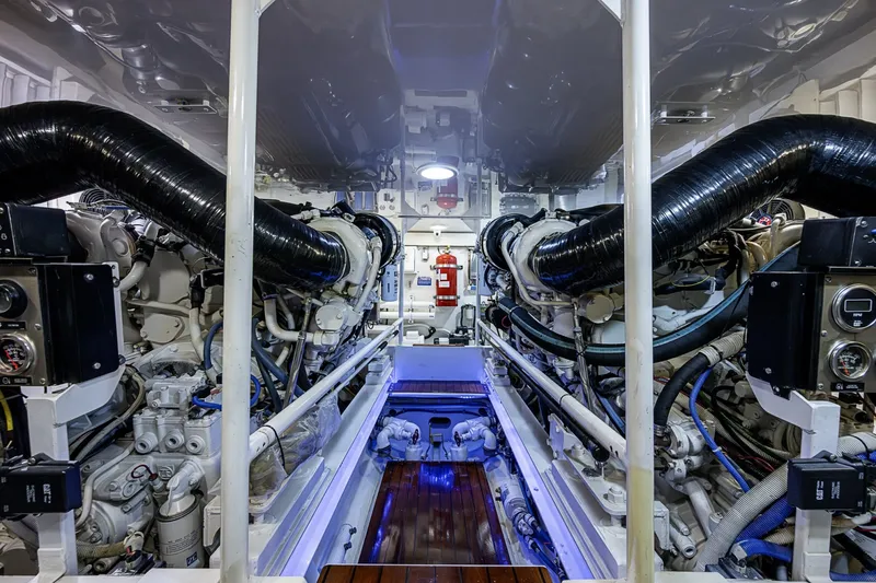 Slide: The Image of Viking 64 BIG BLUE - Engine Room 2007 Viking 64 BIG BLUE - 7288667