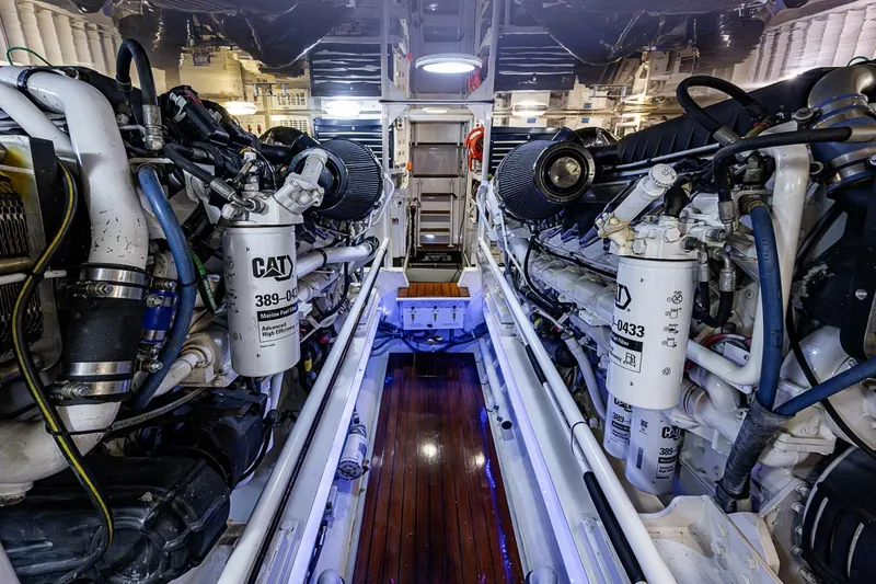 Slide: The Image of Viking 64 - Big Blue - Engine Room 2007 Viking 64 Convertible - Big Blue - 5929088