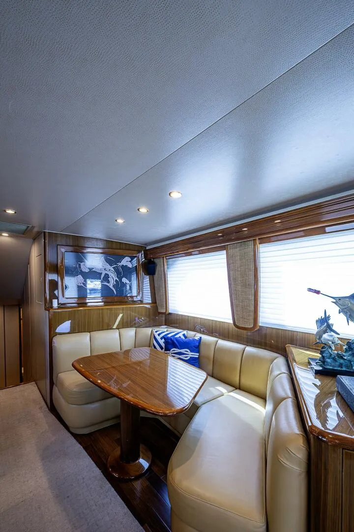 Slide: The Image of Viking 64 - Big Blue - Dinette 2007 Viking 64 Convertible - Big Blue - 5929033