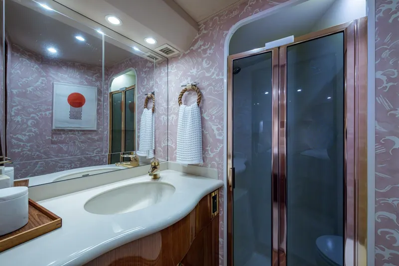 Slide: The Image of Viking 48 - Sweet Melissa - Master Stateroom Head 2004 Viking 48 Convertible - Sweet Melissa - 5953219