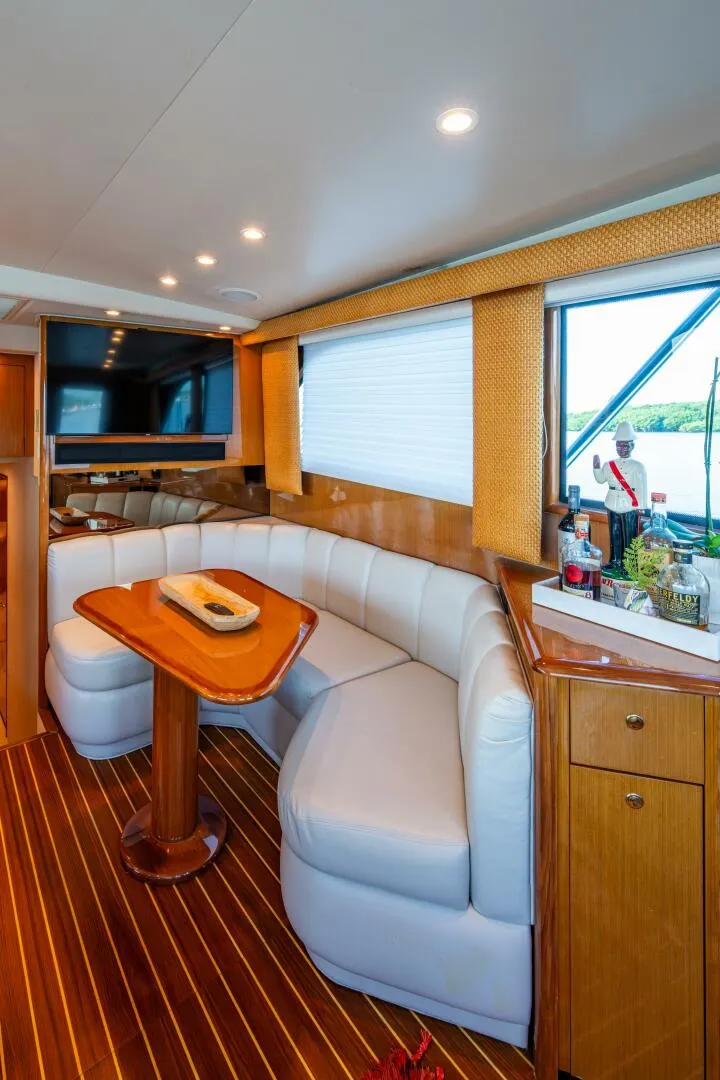 Slide: The Image of Viking 48 - Sweet Melissa - Dinette 2004 Viking 48 Convertible - Sweet Melissa - 5953205