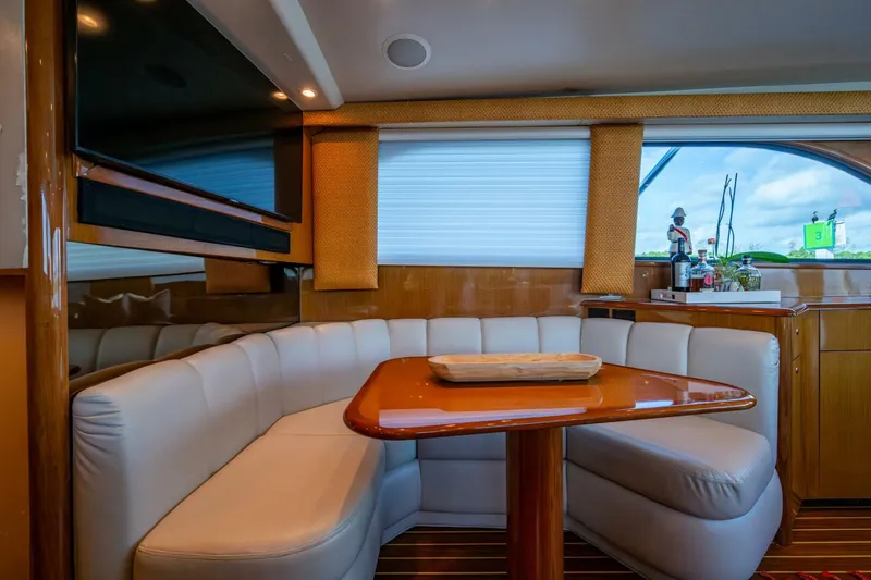 Slide: The Image of Viking 48 - Sweet Melissa - Dinette 2004 Viking 48 Convertible - Sweet Melissa - 5953206