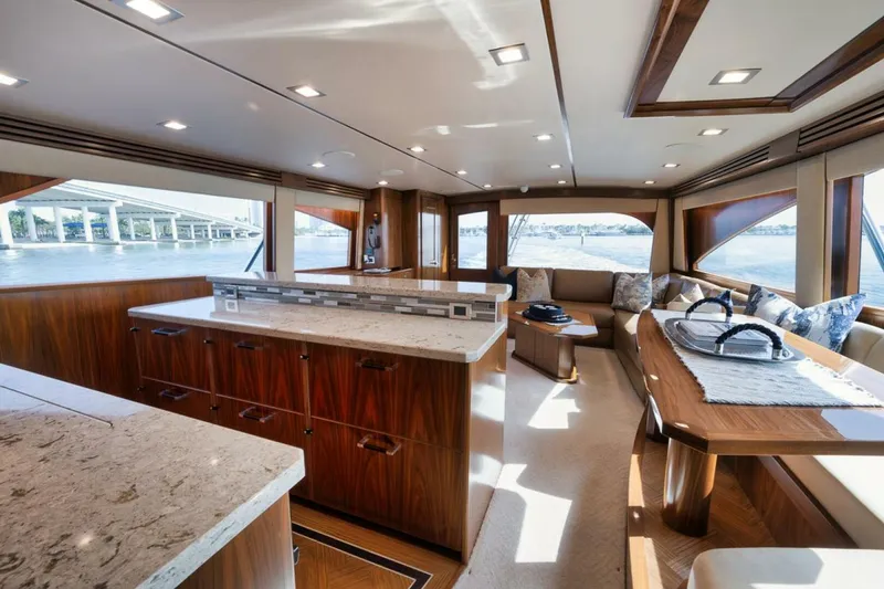 Slide: The Image of Viking 68 JO-LI - Interior Galley 2019 Viking 68 Convertible JO-LI - 5930593