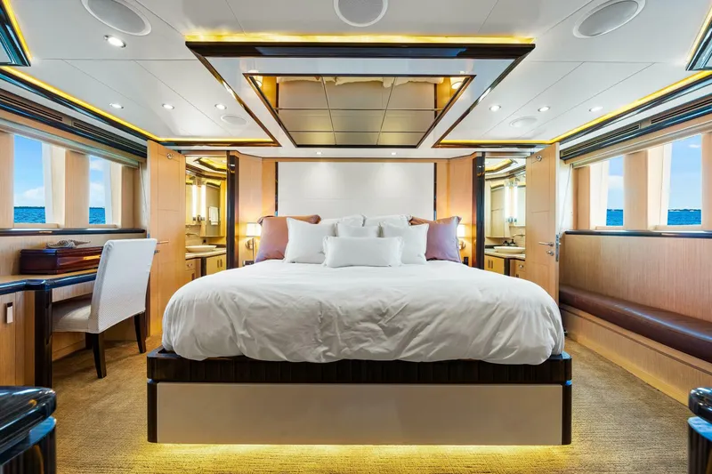 Slide: The Image of 2010 83 Ocean Alexander Motor Yacht 'Relentless' Master Stateroom - 5930977
