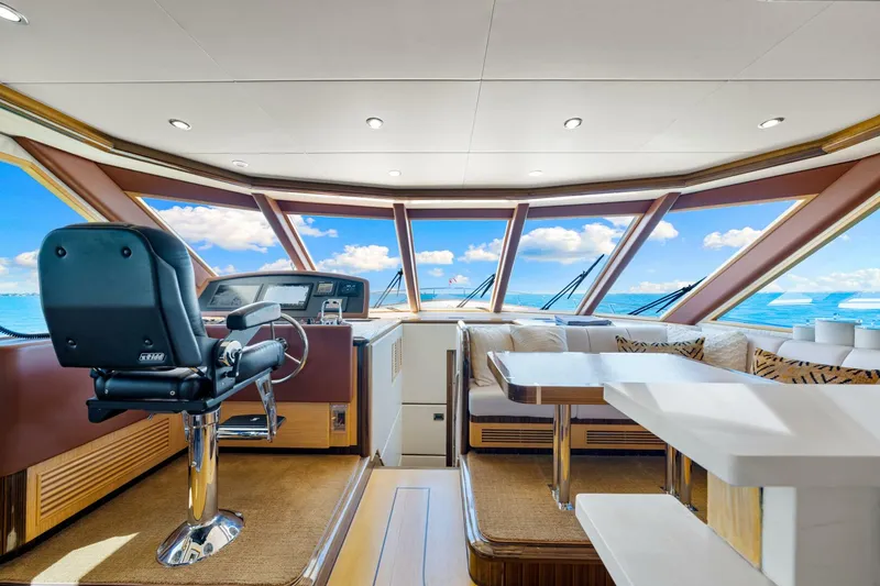 Slide: The Image of 2010 83 Ocean Alexander Motor Yacht 'Relentless' Helm - 5930995
