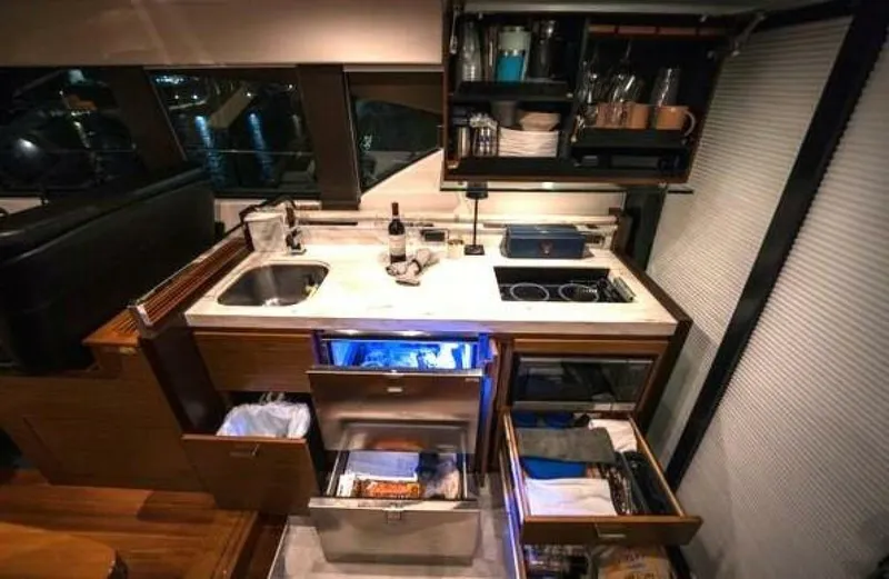 Slide: The Image of Tiara 44 NO AGENDA -  Galley Drawers 2016 Tiara 44 Coupe NO AGENDA - 5931528