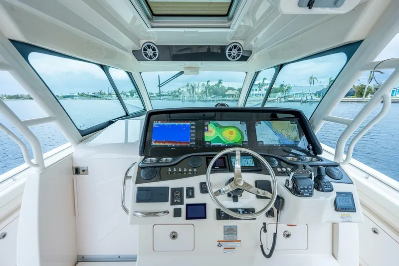 Slide: The Image of Grady White 45 Pura Vida - Exterior Helm 2020 Grady White 45 456 Canyon Pura Vida - 5935628