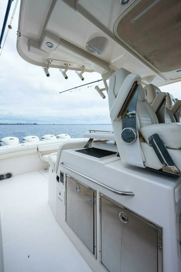 Slide: The Image of Grady White 45 Pura Vida - Exterior Cockpit 2020 Grady White 45 456 Canyon Pura Vida - 7653616